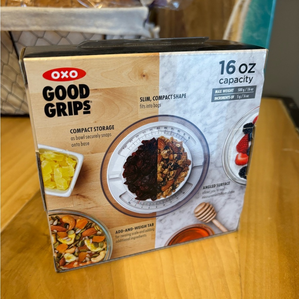 OXO Good Grips analog scale. New in box.